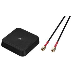 Taoglas MA582 2-in-1 Puck Style MIMO 5G/4G Cellular Antenna, 2 m cables, IP67